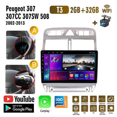 Auto Radio Android Gps Navigation-Player Für Peugeot 307 307CC 307SW 2002-2013 Multimedia Stereo WiFi Video 2din 2 DIN Carplay 2 + 32GB