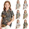 Girls' Polka Dot School Uniform Top - Casual T-Shirt for School and Everyday Wear
