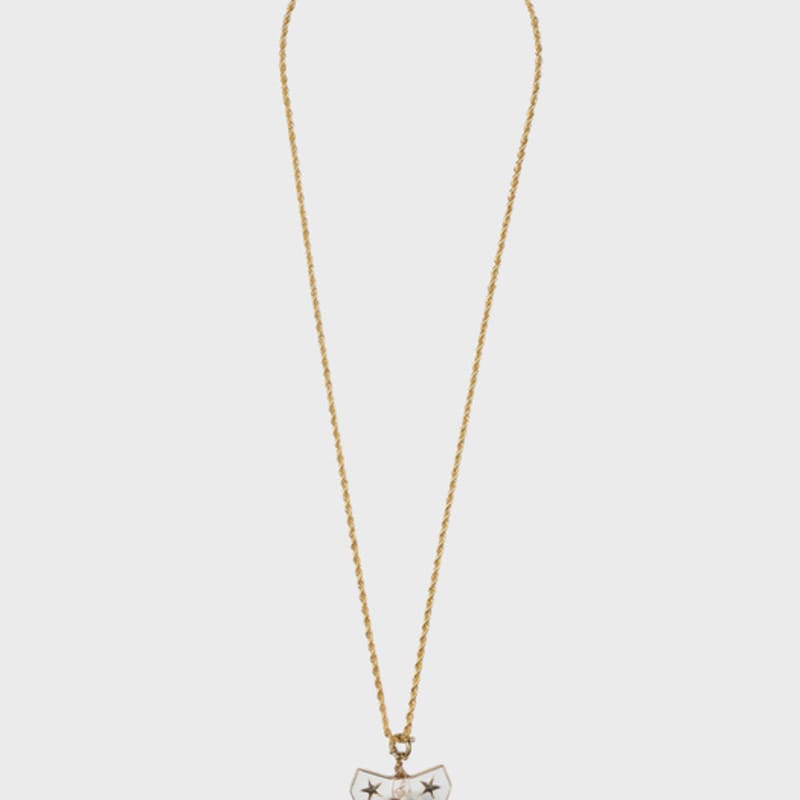 Eireve BOW&GRAPE LONG NECKLACE (CREAM)