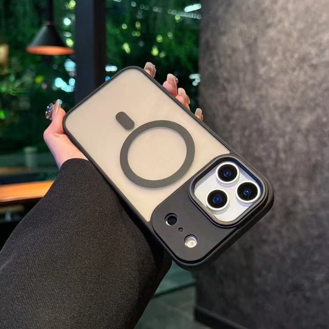 

Applicable To IPhone17 Soft Color Magnetic Phone Case Skin Feeling Apple 16proMax Anti Fall 15 Anti Fingerprint Protection Case iPhone12proMax