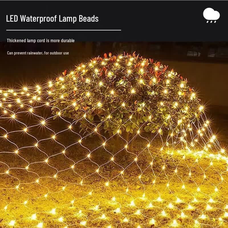Warm White LED Net Fairy Lights