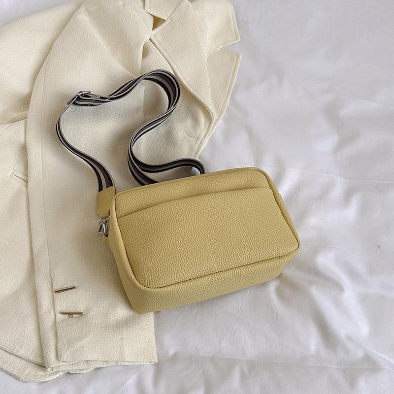 Trendy Women s Bag 2023 Summer New Fashion Simple Shoulder Bag Casual Stylish Single Shoulder Bag Small Square Bag Women s Bag Black жёлтый