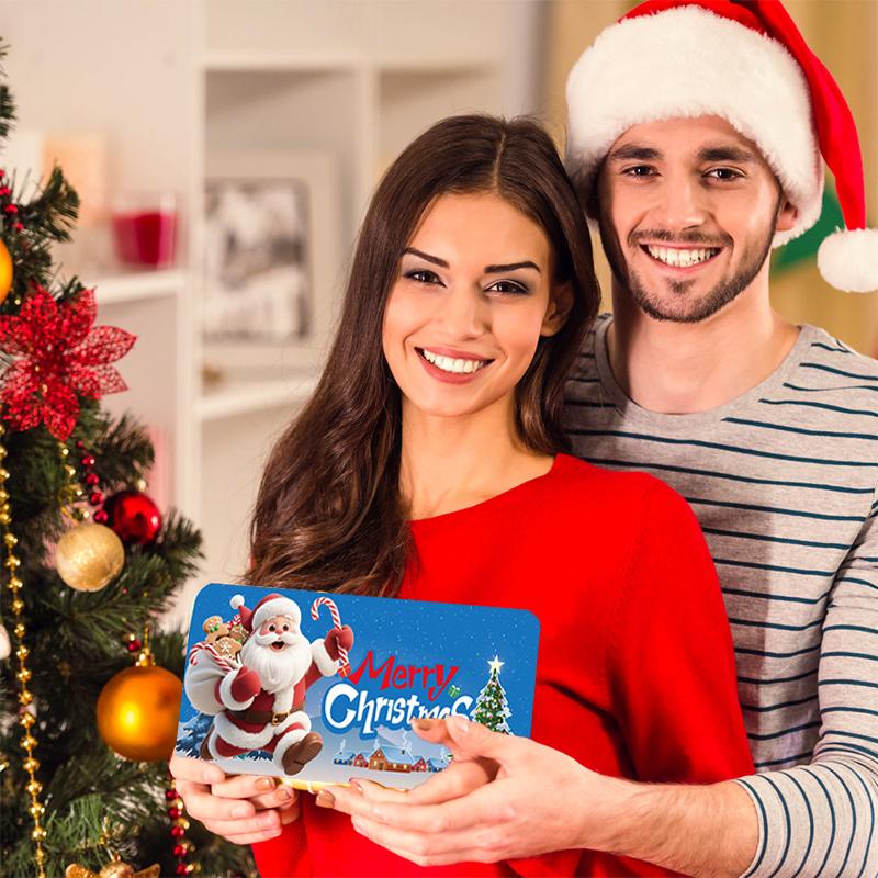 Christmas Cash Gift Envelope, 10 Slots Christmass Money Envelopes For Cash Clip, Festive Money Gift Cards Envelopes Holders