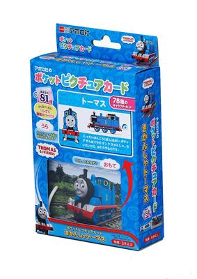 Epoch Picture Thomas the Tank Engine z przezroczystą pokrywą pierścienia Zabawka dla dzieci w wieku od 3 lat [Karta kieszonkowa] 08-301 i