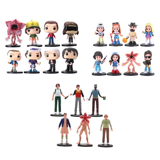 Yousheng 6/8Pcs Cartoon Figure TV Drama Characters Statue Figurine Collectible Model Home Office Desktop Decoration Ornament TV Series Fans Gift