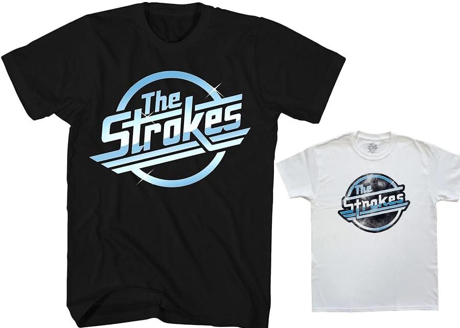 The Strokes Logo Mens T-shirt - Officially Licensed - New - Band Tees S