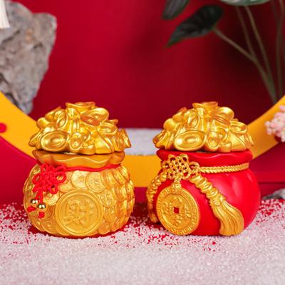 Chinesisches Neujahrs-Ornament, Glücksgeld-Barren-Taschen-Dekoration, lebendige Farben, Auto-Ornament, Frühlingsfest-Dekoration