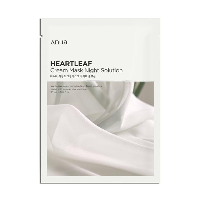 Anua - Heartleaf Cream Mask Night Solution Mask 25ml x 1 sheet