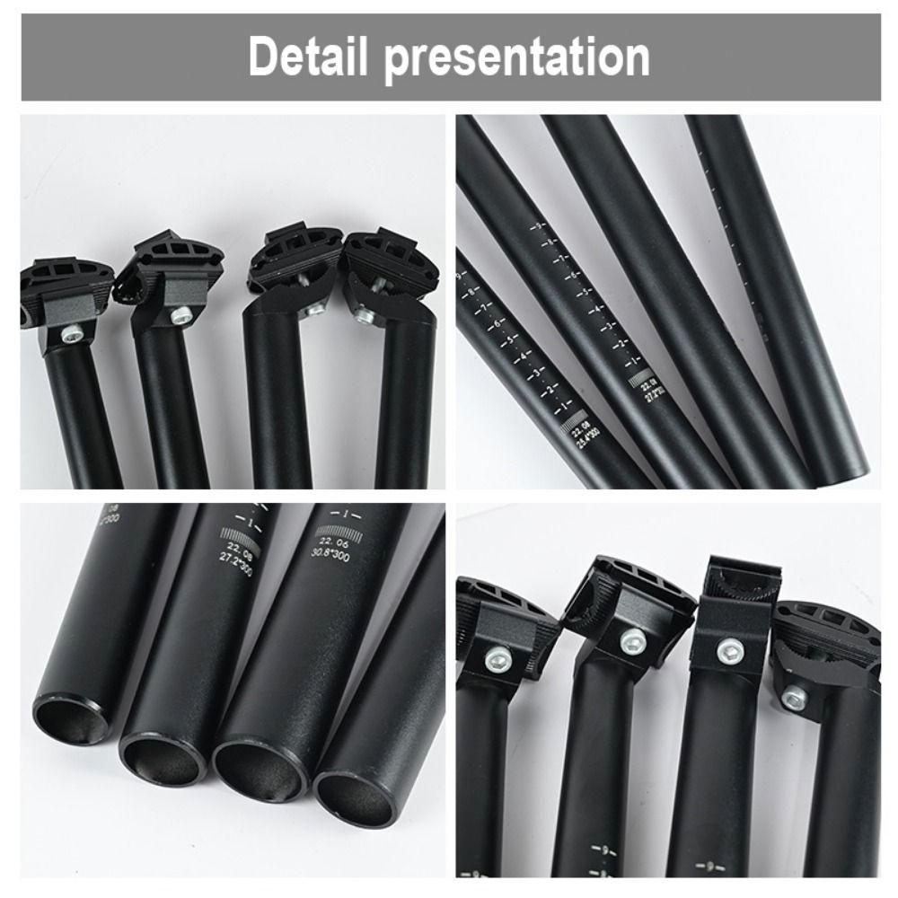 25.4/27.2/28.6/31.6mm Bicycle Seat Post Aluminum Zinc Zinc Alloy Bike Seat Tube  Fixed Gear Bike