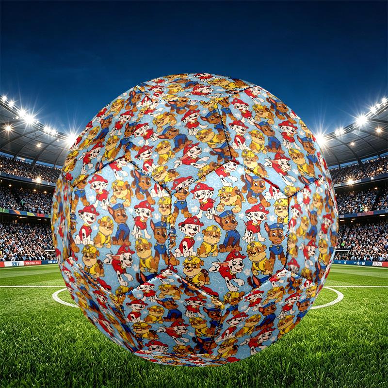 PAW Patrol Print Size 5 Soccer Ball, PU Wear Resistant Football for Match Training and Daily Practice, Birthday Gift for Soccer Fans