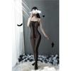 Sex Underwear European and American Temptation Sex Stockings Sexy Suspenders Open Jacquard One-piece Stockings Pajamas Manufacturer 8858