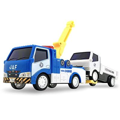 Cool! Rückzieh-JAF Abschleppwagen Spielzeug mit Kran, Set von 2 LKWs (Kran Abschleppwagen & LKW Set)
