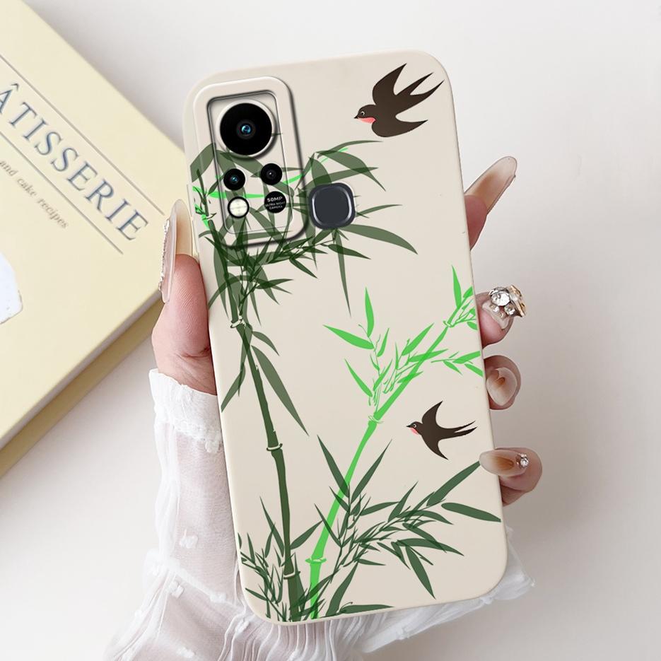 For Infinix Hot 11S Case X6812 X6812B Cute Panda Cartoon Cover Shockproof Phone Cases For Infinix Hot 11S NFC Hot11s Soft Fundas
