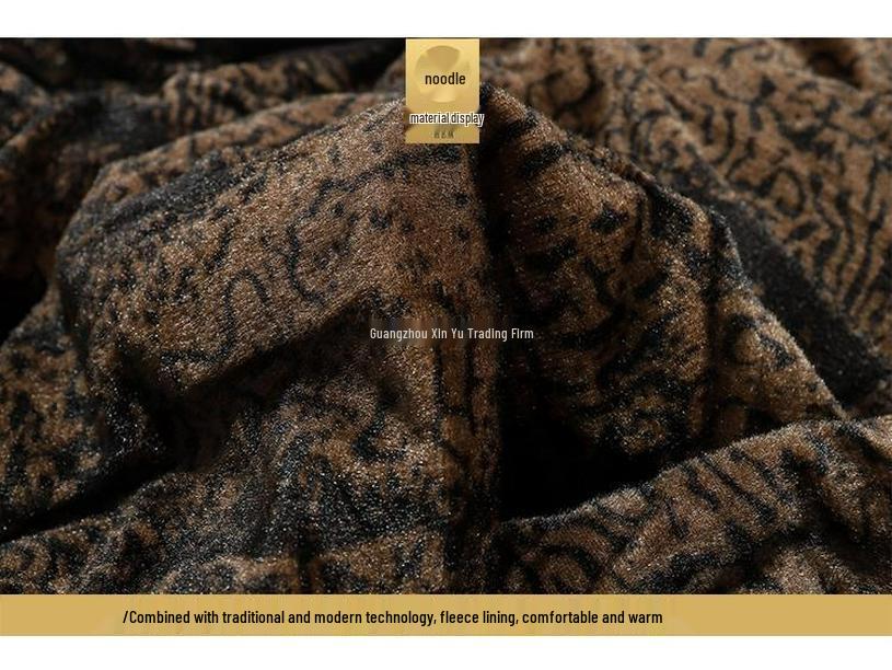 Men's Winter Fleece-Lined Tang Suit Jacket - Chinese Style for Middle-Aged & Elderly