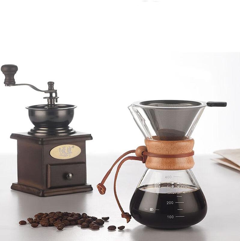 Термостойкая стеклянная кофеварка LISM для заваривания методом пуровер