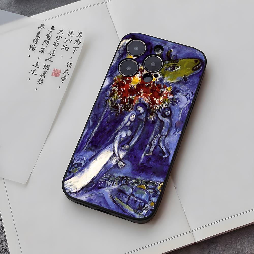 

Marc Chagall Art Phone Case for iphone 15ProMax 14 11 13 12 Pro Xs Max Mini Xr X 7 8 6 6s Plus Shell Coque iPhone12 mini