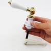 Elegant Ceramics Toilet Flush Zinc Alloy Finish Detailing Sturdy Construction Effortlessly Cleaning Maintenance