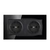 European Standard Wall Power Socket Panel Round Hole Panel Socket