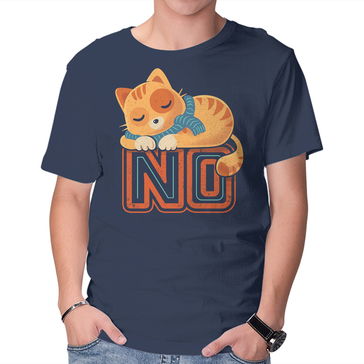 Unisex Crew Neck T-Shirt No Means No Graphic Short Sleeve Casual Tee XXXXL