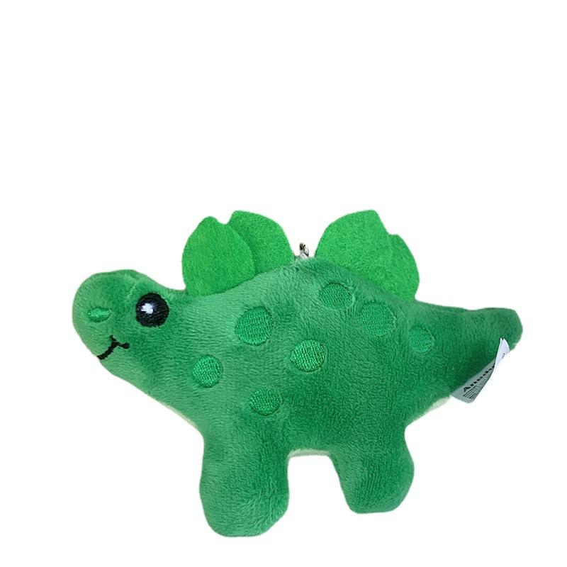 Neuer Niedlicher Grüner Stegosaurus Plüsch Rucksack Puppenzubehör Greifautomat Puppe Schlüsselanhänger Puppenanhänger