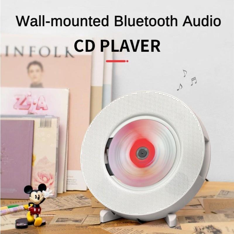 Wall Mounted CD Player Intelligent Bluetooth Audio System Prenatal Education Machine Portable English CD Repeater New