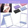 Makeup Cosmetic Folding Portable Compact Pocket Mirror With 8 Led Lights Lamps For Perfect Illumination