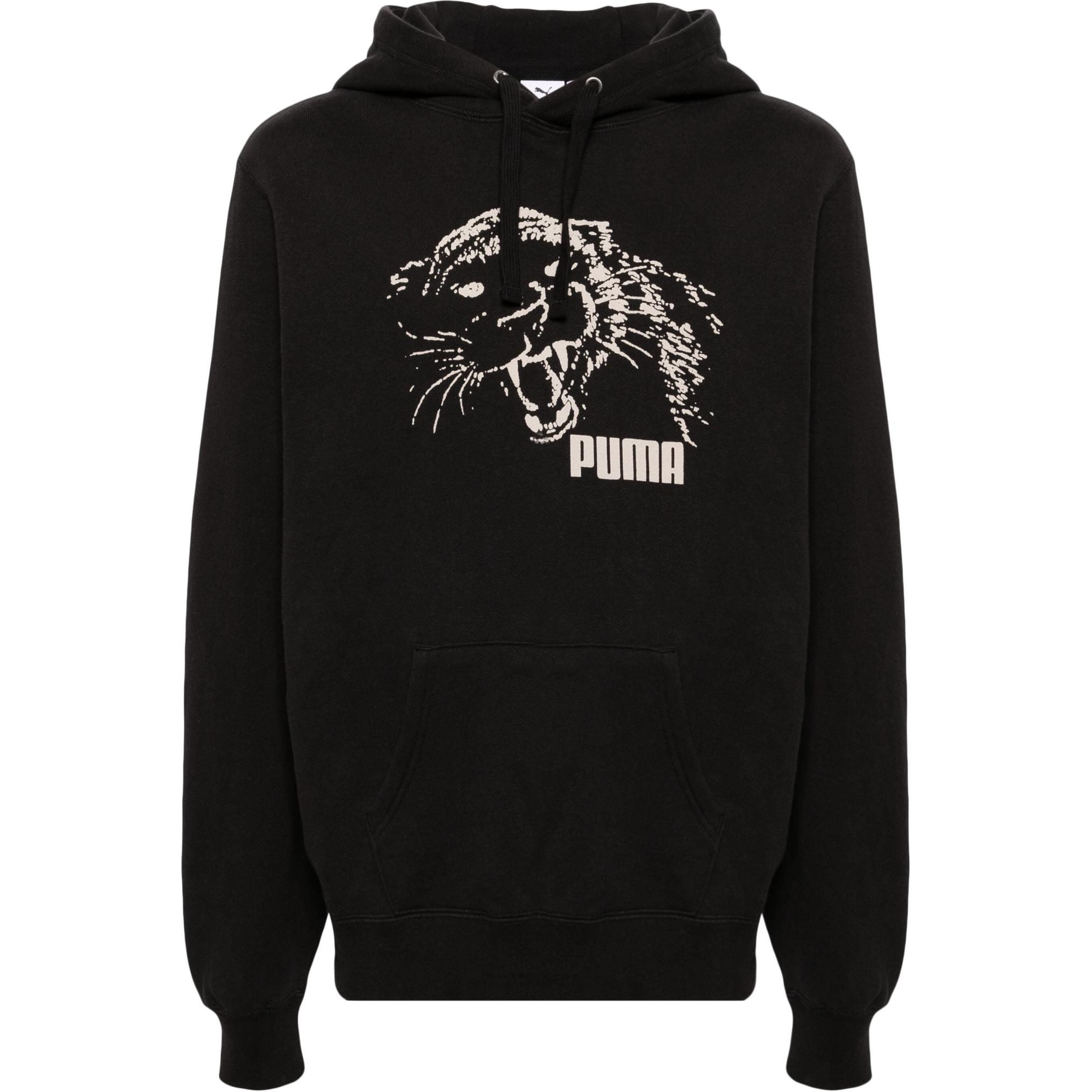 Puma x Noah Graphic Hoodie Black Men Tops 623872-01 M