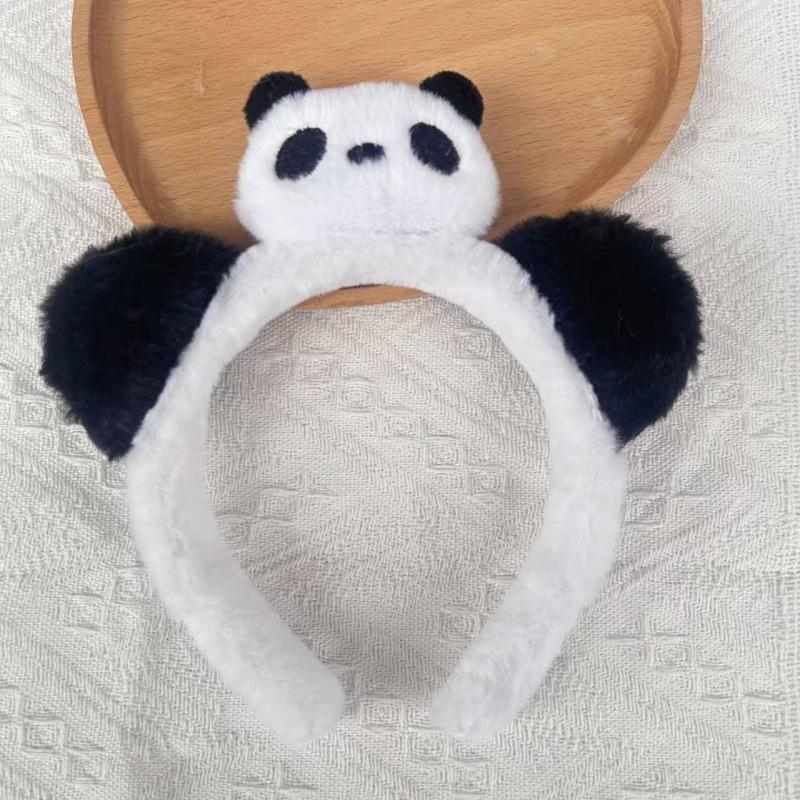 Cartoon Plush Headband: Cute Hair Accessory for Women & Kids, Perfect for Face Washing