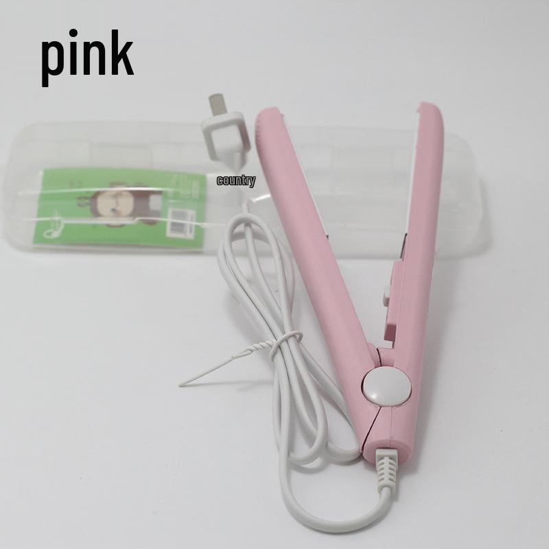 Портативный утюжок-плойка двойного назначения для челки и укладки волос