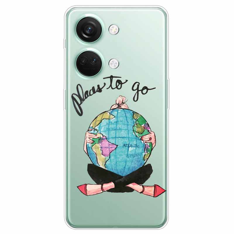 For One Plus Nord 3 5G Case TPU Soft Clear Owl Dog Transparent Funda For Oneplus Nord 3 2023 Silicone Slim Shell 1 + Nord3 Capa