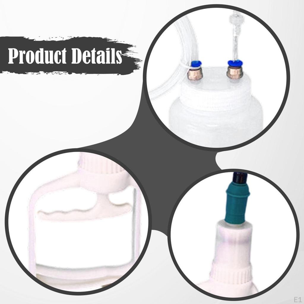 Car Brake Fluid Oil Change Set Auto Extractor 2L Bottle with Soft Hose Practical Siphon