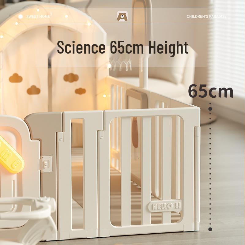 Kompakter Baby-Laufstall: Sichere Indoor-Krabbelmatte zum Kinderschutz im Wohnzimmer