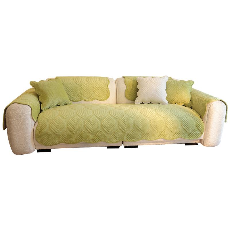 Mittelalterliches Sofakissen Plüsch Herbst Und Winter Leder Sofabezug Neues Verdicktes Sofa Handtuchbezug Kissen