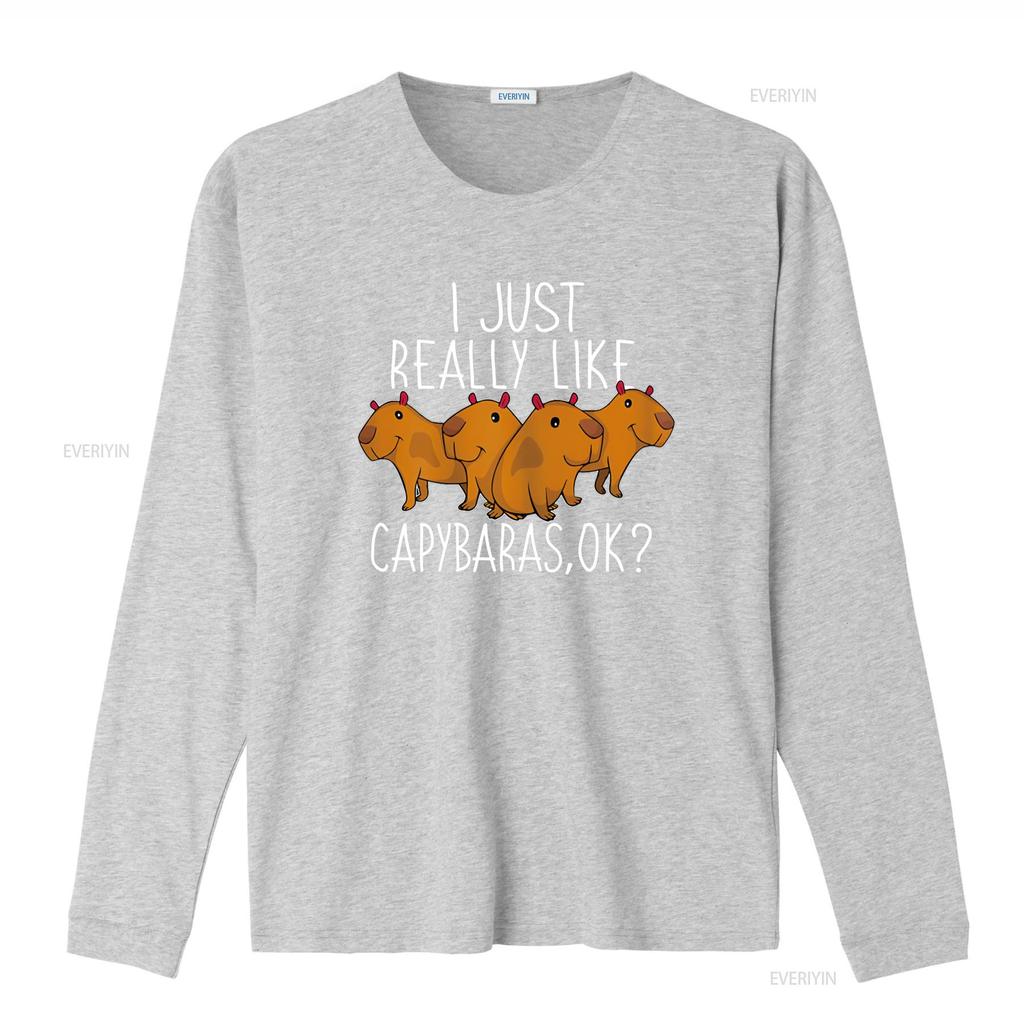 Capybara Lover Cute T Shirt  vintage Washed Casual streetwear Soft graphic homme Stylish designer clothes Versatile Stretched