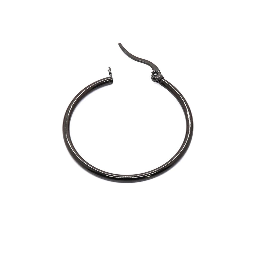 Unisex Large Thick Hoop Earrings - European & American Fashion Style