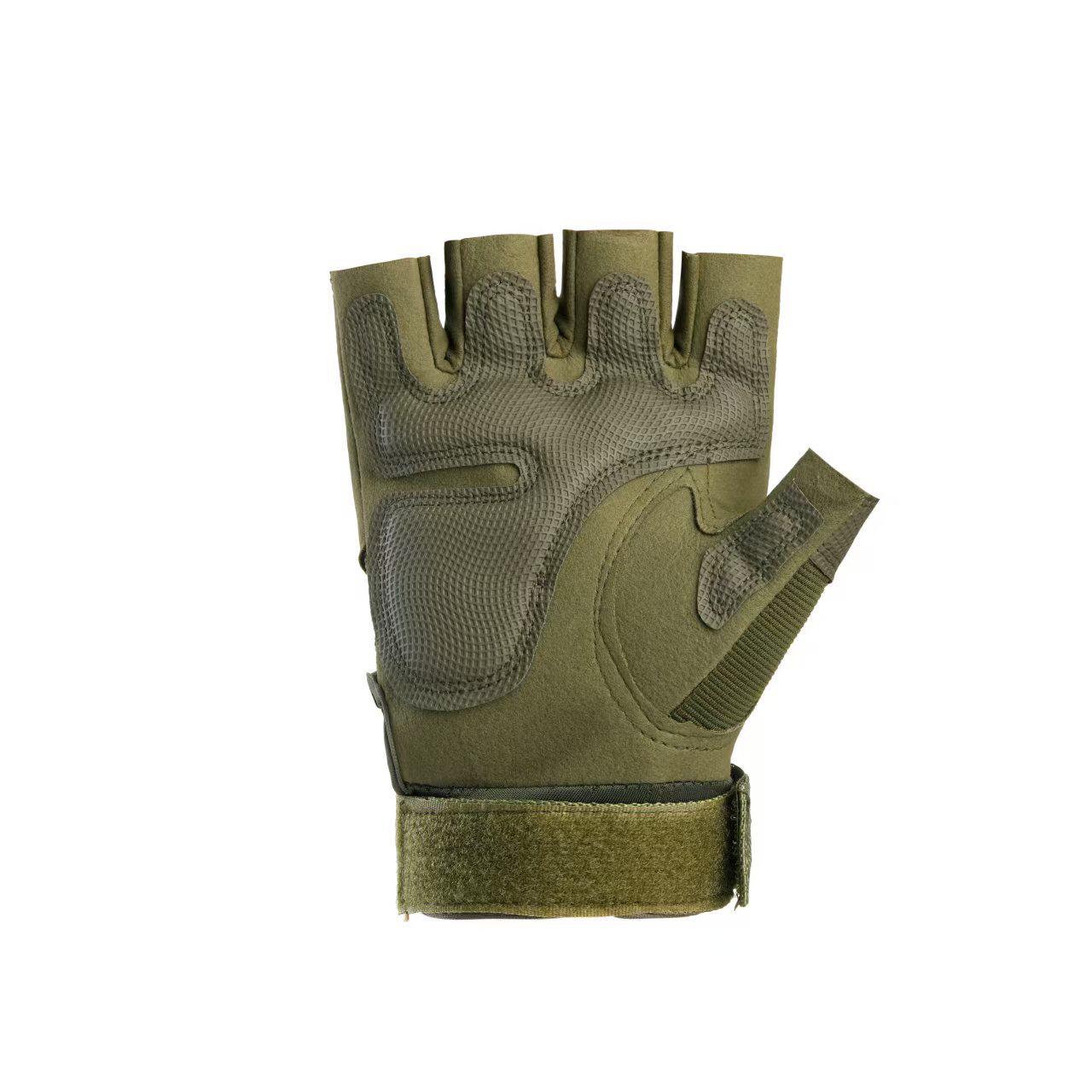 

Unisex Tactical Half-Finger Gloves: Soft Shell, Protective Palm, Touchscreen Compatible, Non-Slip for Combat Training and Sports Large
