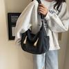 Large-capacity Casual Canvas Bag, Women's Style Simple and Versatile Commuter Shoulder Bag, Portable Storage Messenger Bag When Going Out