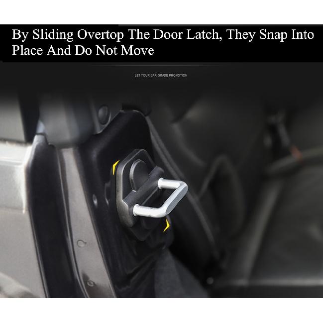 Car Door Lock Protector Decoration Cover for Jeep Wrangler JL Gladiator JT 2018 2022 2023 Interior