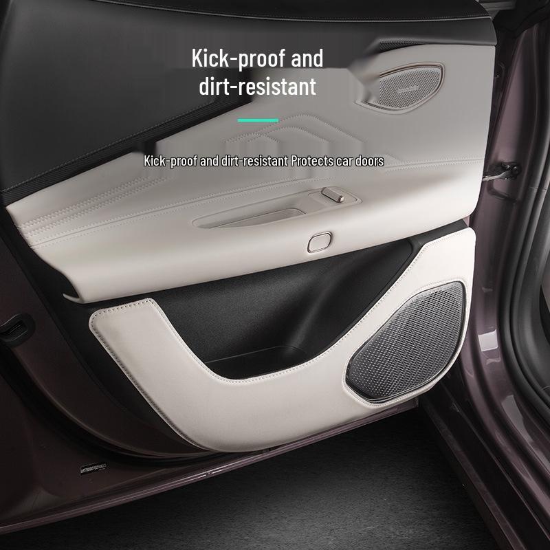 Lynk & Co 10EMP Car Door Kick Mats - Anti-Scratch, Protective Interior Pads