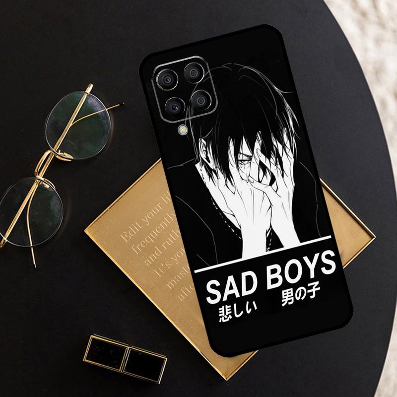 Sad Japanese Anime Aesthetic For Samsung Galaxy M16 M06 M12 M13 M14 M15 M35 M55 M34 M54 M33 M53 M21 M31 M11 M32 M52 Case
