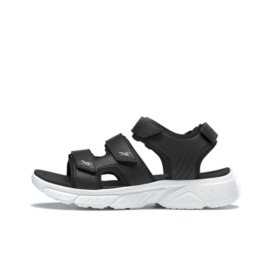 Reebok Hyperium Sandal Flat Comfortable Beach Sandals Unisex Sandals Black White GX7844