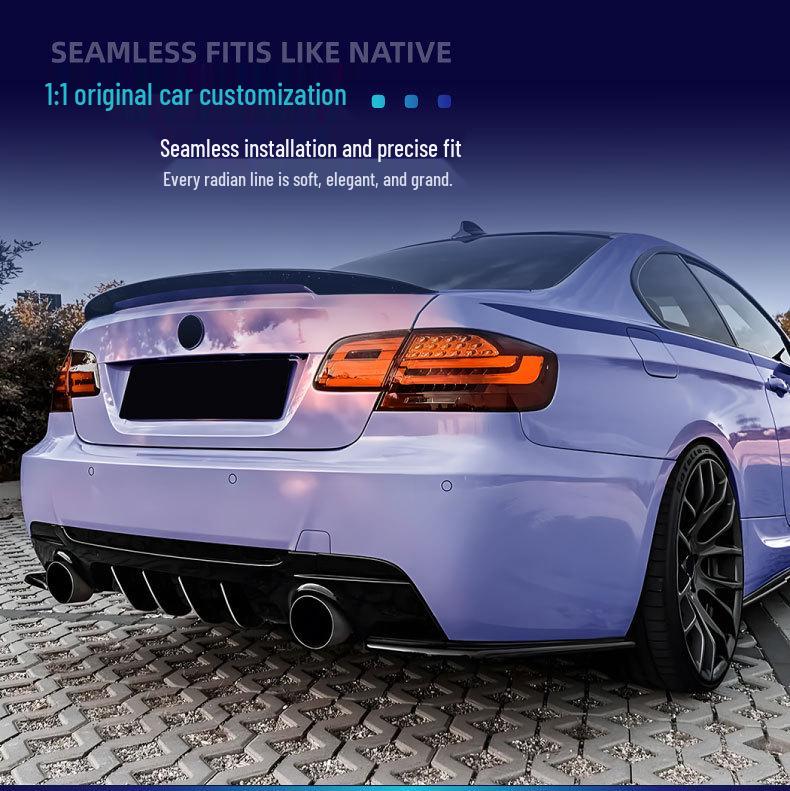 Compatible with BMW Coupe Series - Rear Tail Lip Modification