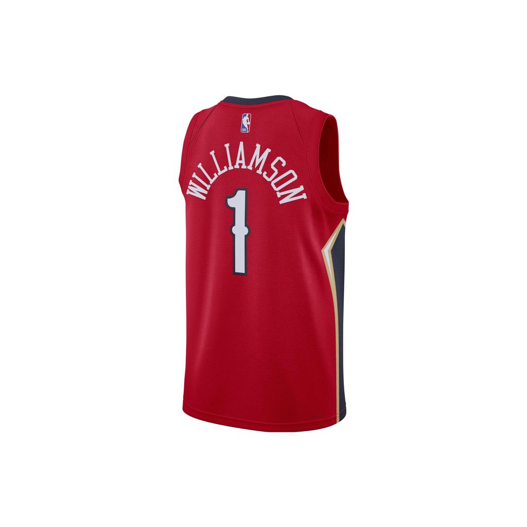Jordan Dri-FIT NBA Swingman Jersey Pelicans Alphabet Print Vest Men Tops University-Red DO9535-658