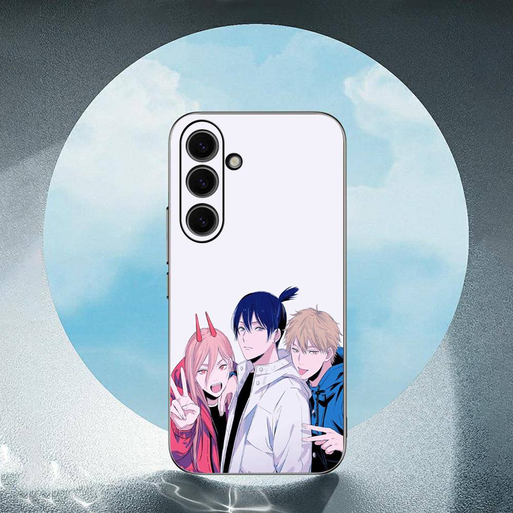 Aki Hayakawa For Samsung Galaxy S24 S23 Ultra S22 S21 Plus S20 Black Soft Silicone Protective Case