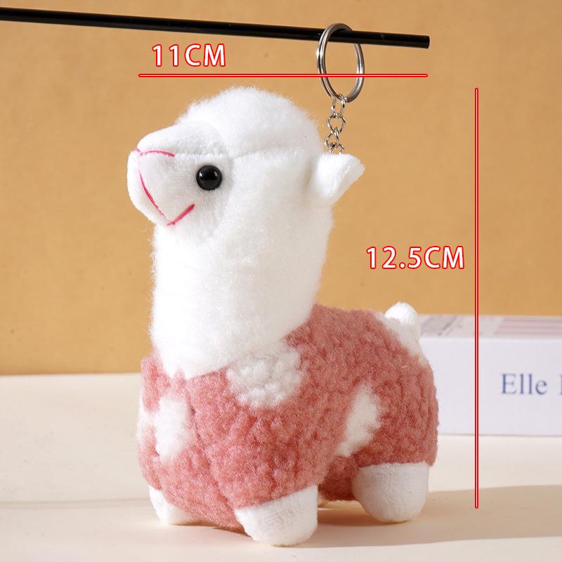 Alpaca Plush Keychain Decoration Doll Pendant
