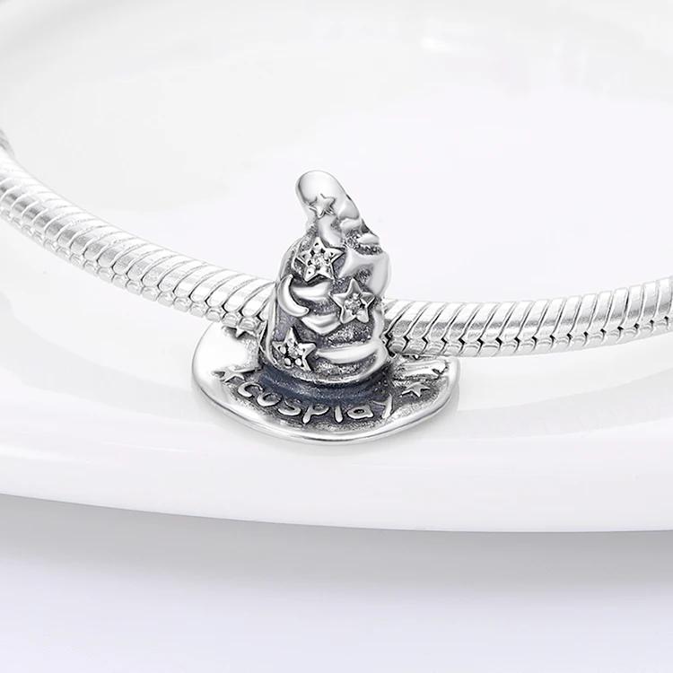 Originele Bedels Koperen Magische Hoed Hanger Kralen Passend voor Armband Dames Sieraden Maken Diy Cadeau