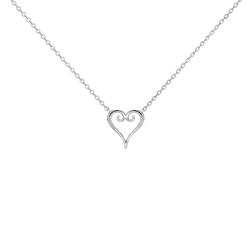 Kingdom Hearts Necklace Heart Silver Jewelry U-Treasure NDKH-304-SV925
