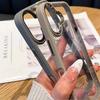 Transparent Silicone Frame Bumper Case For iPhone 17 Air 16 16E 15 14 13 12 Mini 11 Plus Pro Max Lens Ring Protective Hard Cover