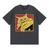 Angry Cat Biting Hand Funny Meme Tee Shirt Fashion Vintage Oversized T Shirts Men Women Summer Tops Cotton T-shirts