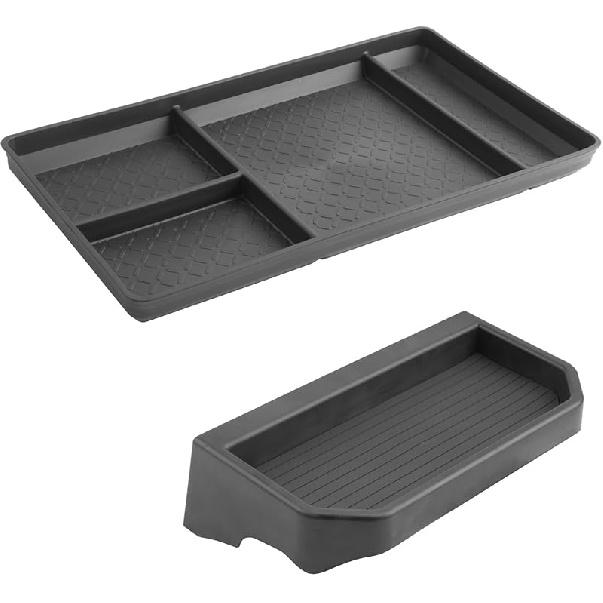 LUWU for 2022 2023 2024 2025 2026 Pathfinder Dashboard Storage Tray 2025 2026 Pathfinder SL/Platinum/Rock Creek 9-inch Behind Screen Organizer Center